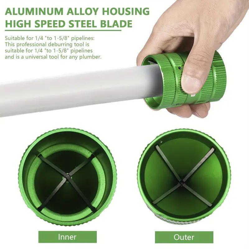 Copper Tube Burr Chamfering Tool ST-209: Internal/External Deburring and Air Conditioning Tube Scraper