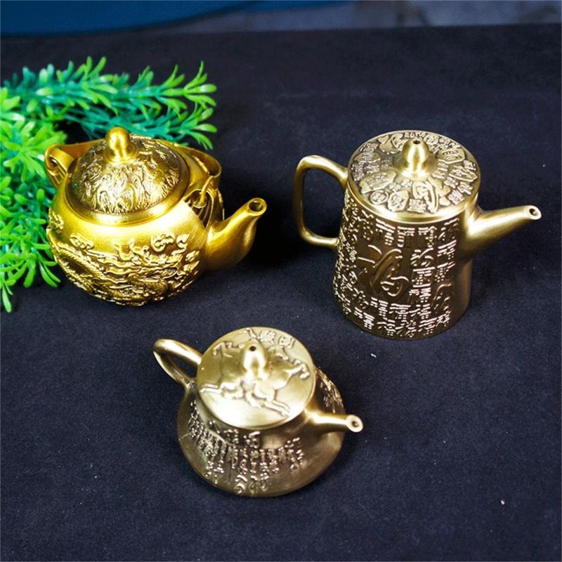 Practical Drink Dispensers Cold Kettles Beverage Container Copper Pitcher Large Water Kettles Suitable for Gatherings