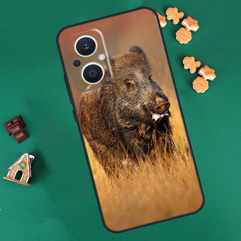 Wildschwein Hülle Für OPPO Reno 8 7 Lite 14 13 12 11 F 10 Pro 8T Hülle Für OPPO Find X8 X6 X5 X9 Pro Hülle