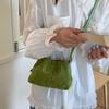 Large Capacity Slouchy Hobo Bags Shoulder Bag Solid Color Tote Bag Suede Pleated Cloud Bag  Holiday