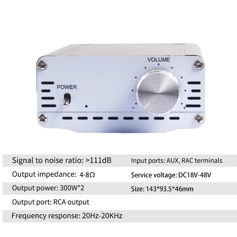 TPA3255 Power Amplifier 300Wx2 HiFi Class D Auditory Amp for Passive Speaker and Home Theater System