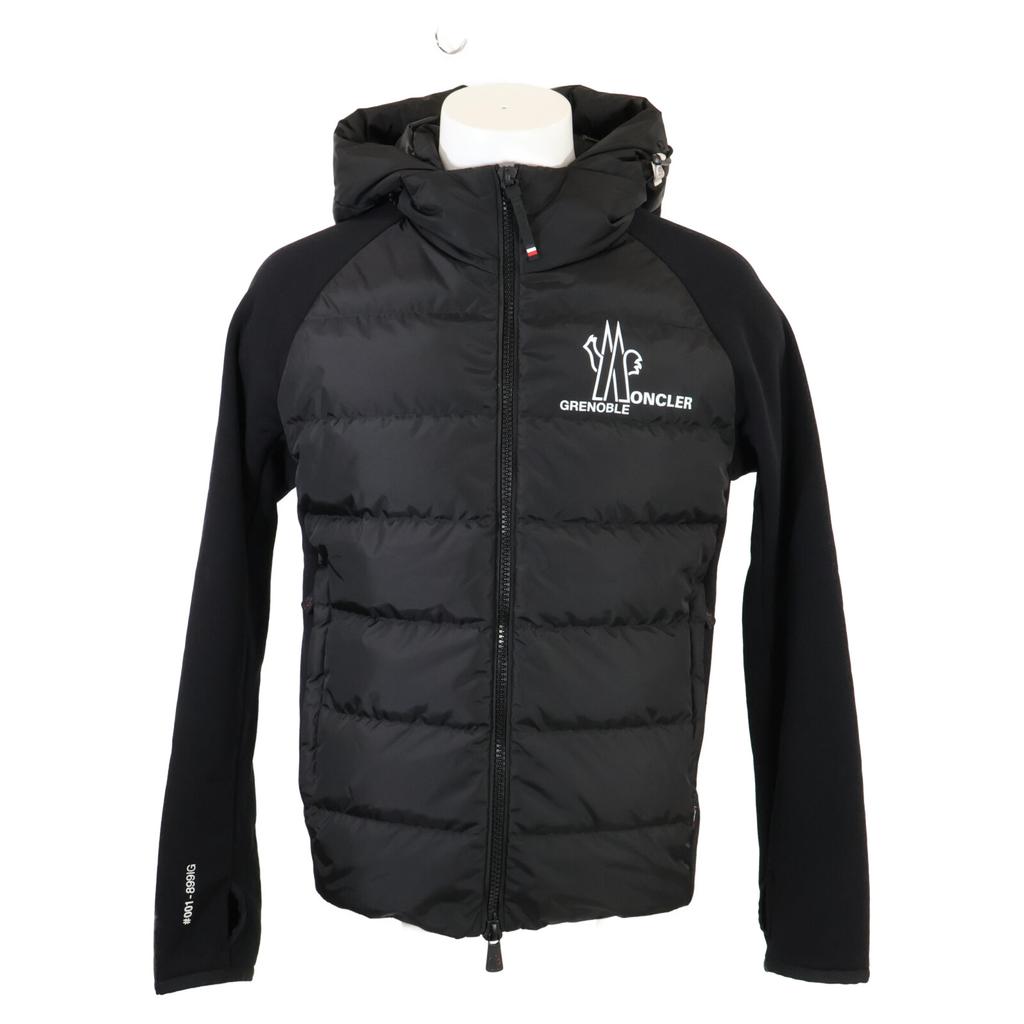 Moncler GRENOBLE Grenoble [Good Condition/24 Year Old] J20978G00026 MAGLIA CARDIGAN Hybrid Hoodie Down Jacket M blackUsed
