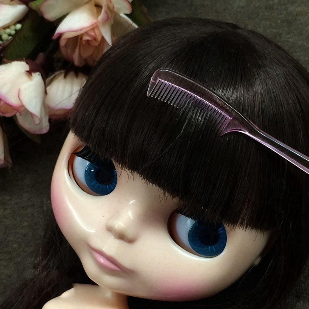 5pcs Transparent Plastic Comb Cute Doll Accessories Doll Mini Comb  BJD Doll/1/3 1/4 1/6 1/8 Doll