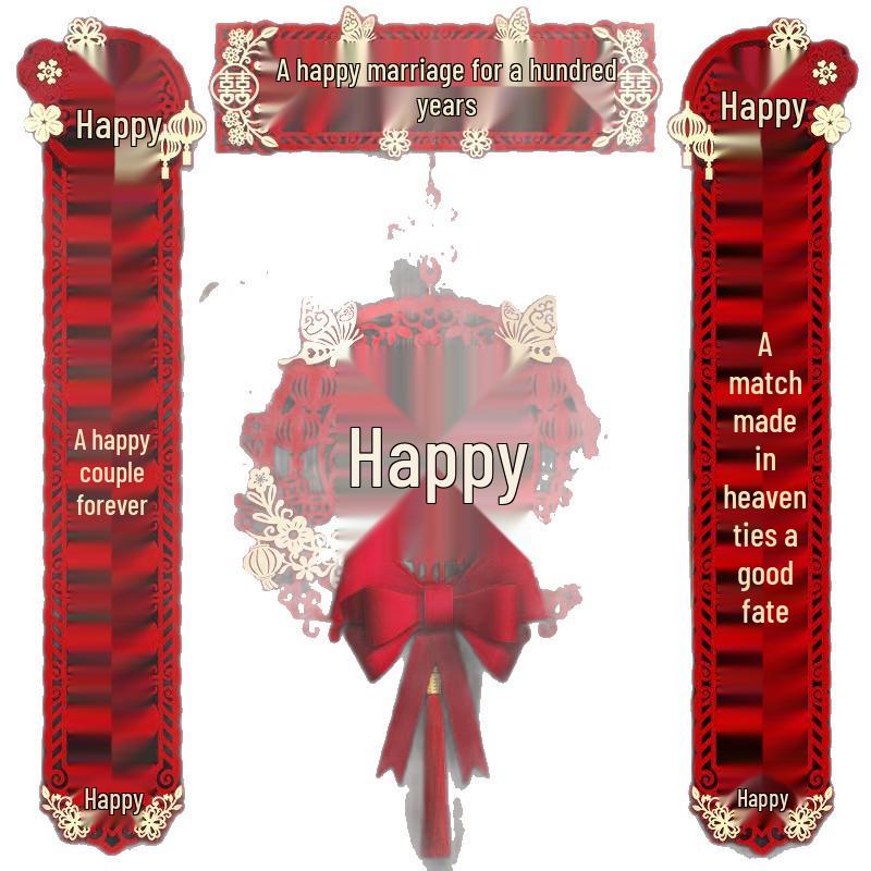 Düğün Beytleri & Çift Mutluluk Çıkartmaları: Gelin Odası ve Damadın Ana Kapı Süslemeleri