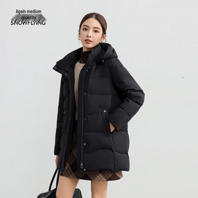 

Xuezhongfei Women s Hooded Winter Down Jacket L
