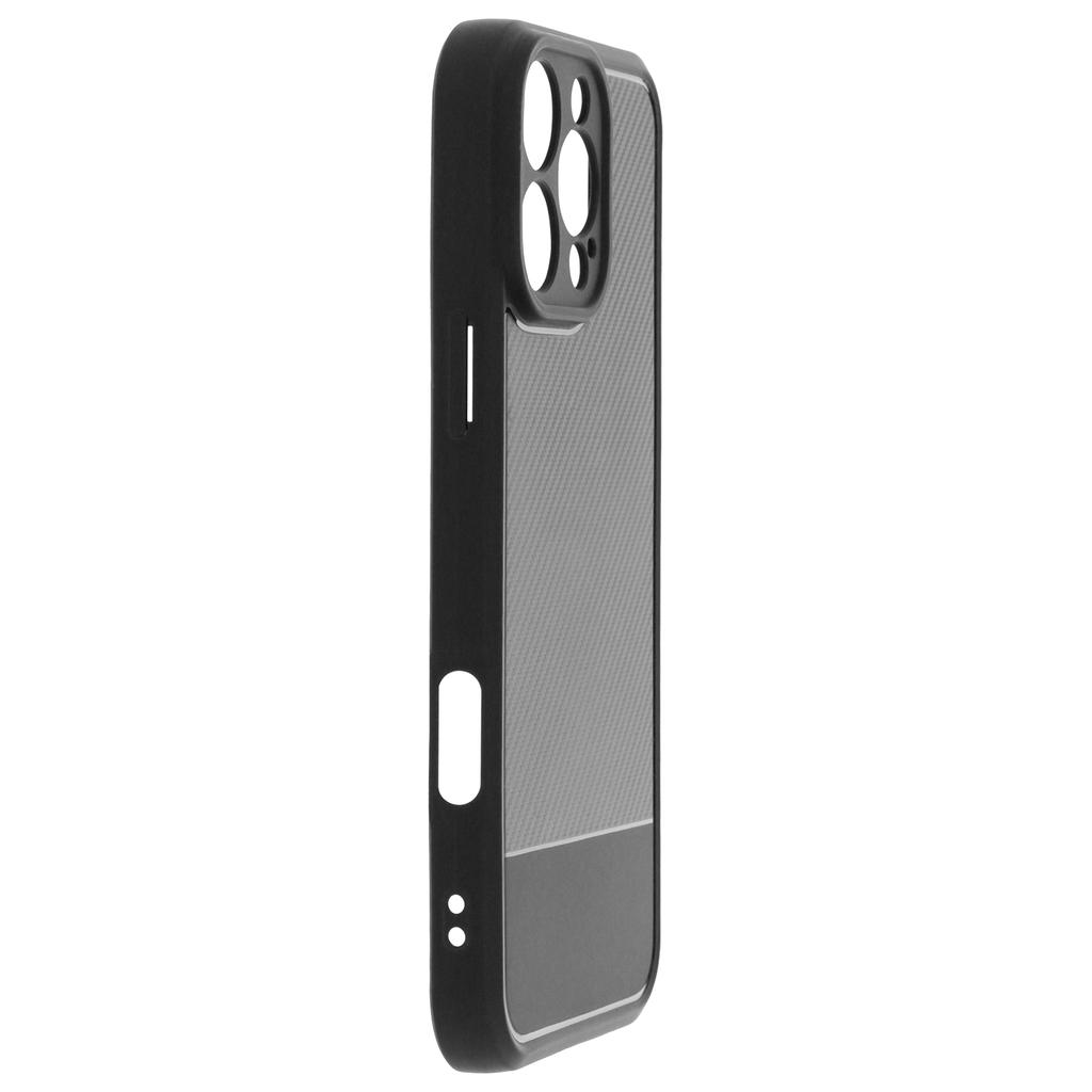 Simple Carbon Case For Iphone 17 Air 6.6" Black