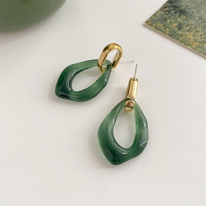 Korean Retro Dangle Earrings: S925 Silver Needle, Small Studs for Women