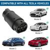 32A Charger Adapter Type 1 To Type 2 IEC62196-2 Electric for SAEJ1772 EV Charger Adapter Electric Vehicle Charging Connector