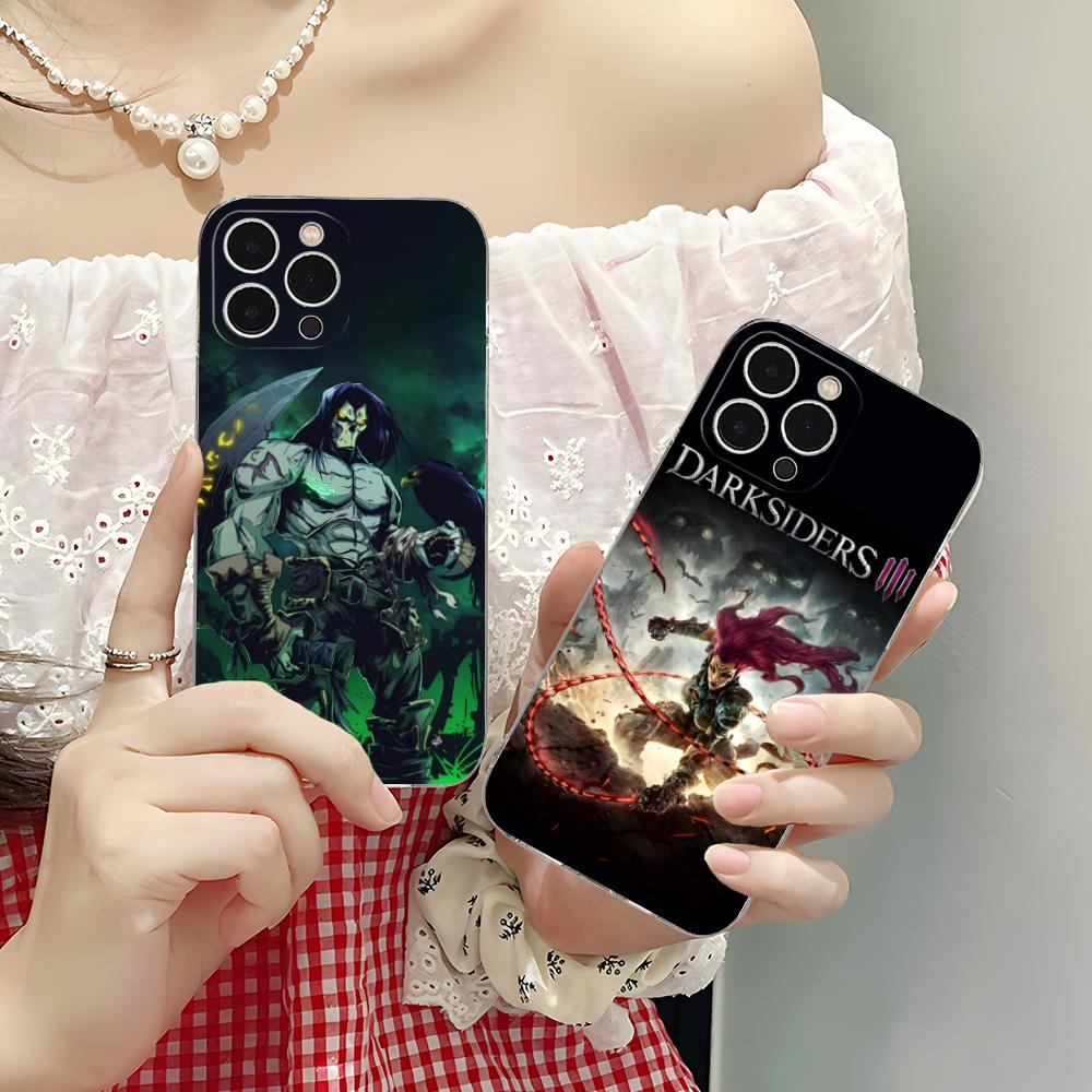 Game Darksiders Mobile Phone Case for iPhone 17 16 15 14 13 12 11 X XR XS Air Pro Max Plus Mini Clear Colorful Cover Cover
