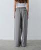EN OR Belted Pintuck Wide Slacks - Gray