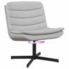 Swivel Chair Cloud Grey 63 x 75 x 76 cm Fabric