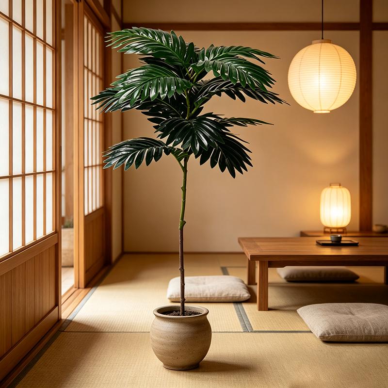 High-Grade Areca Palm Faux Tree for Luxury Living Room Decor