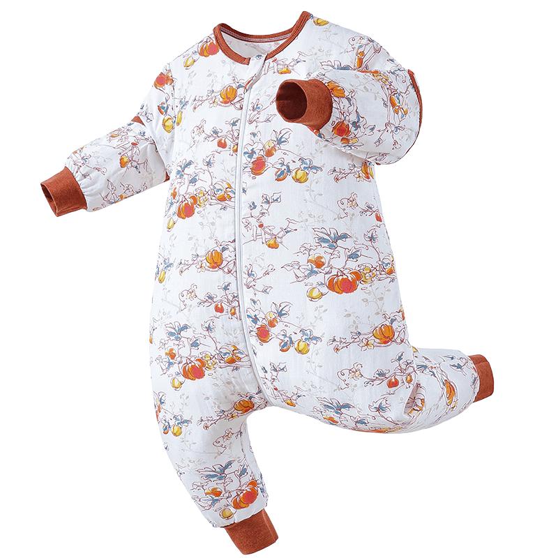 Nanjiren Kids Bamboo Cotton Split-Leg Sleeping Bag 80cm