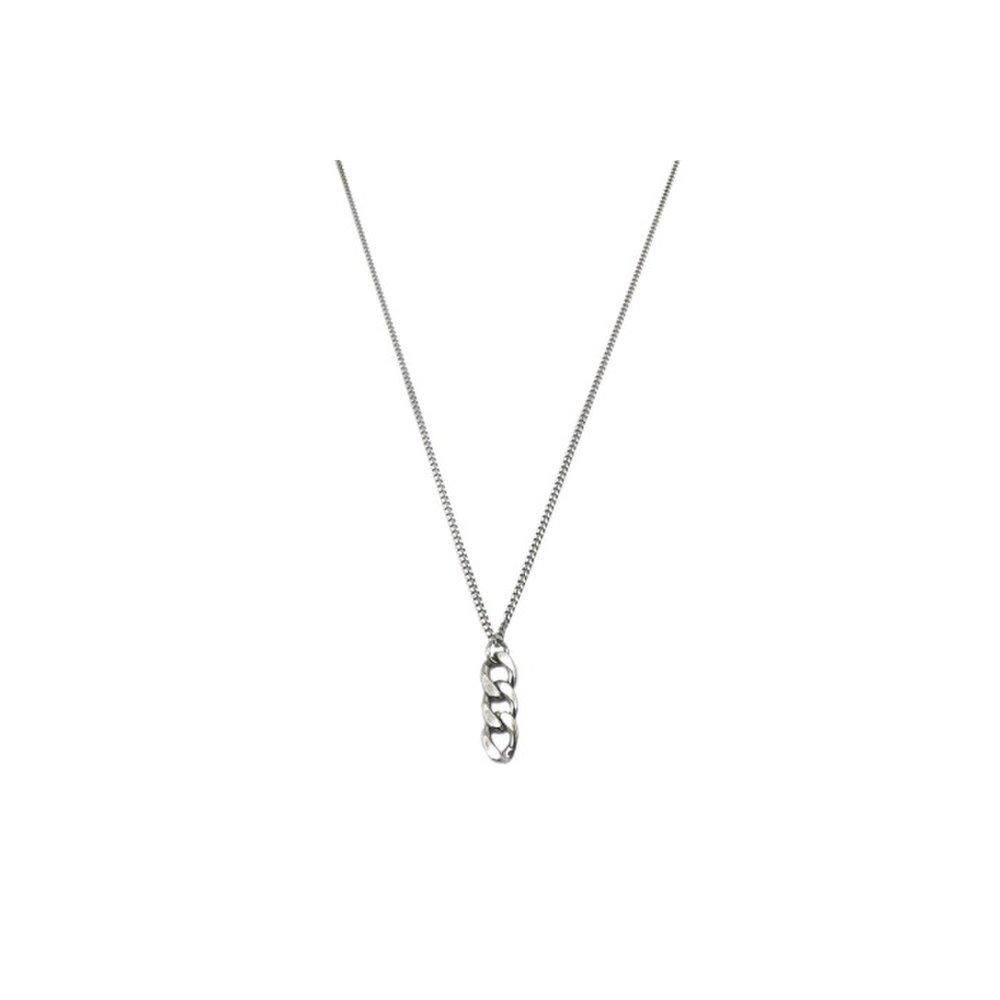 [Surgical] Simple Chain Charm Necklace