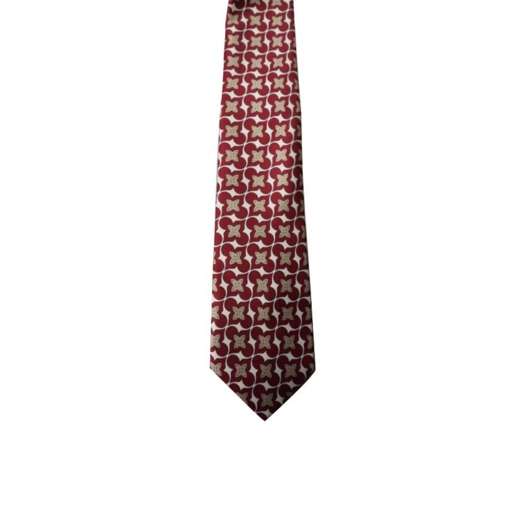 Cravat Retro Imitation Silk Necktie 8CM Adjustable Elegant Men's Necktie Geometric Gentleman Business Suit Accessories Adult
