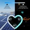 Car LED Ambient Light, Solar Powered Heart Shape Lights, LED Neon Light for Car Back Window Decoration, Night Driving, 5 Mode