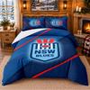 Printed 3Pcs Bedding Set NSW Blues Pattern Bed Sheet Pillowcase For Bedroom Decor