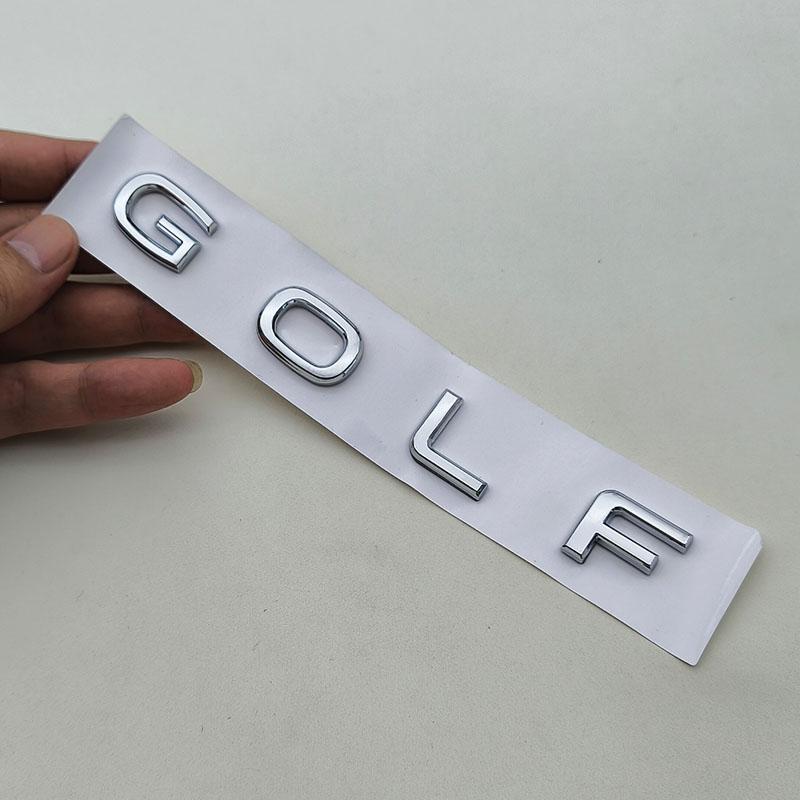 Emblemă Logo Nou 3D ABS Crom Negru Litere Insignă Autocolant Portbagaj Spate Mașină Pentru Golf MK7 MK7.5 MK8 Accesorii Styling Auto