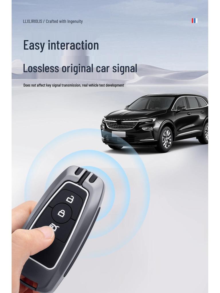 High-End Metal Key Case for Ford Mondeo, Edge, Explorer