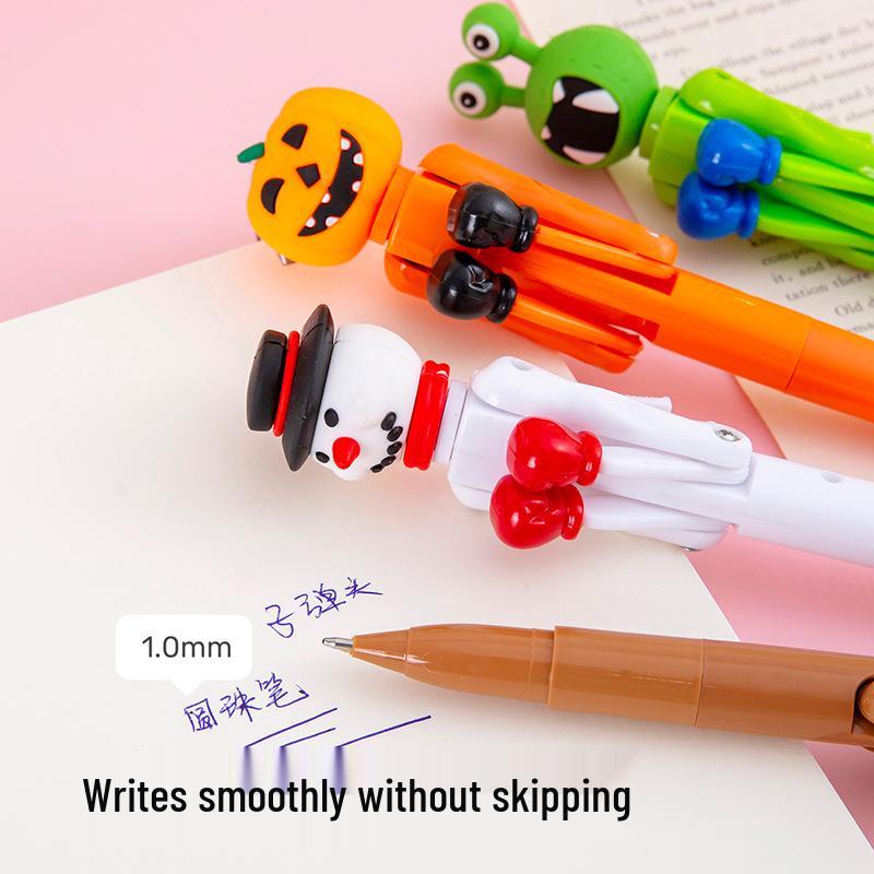 Creative Boxing Ballpoint Pen - Fun Student Interaction and Stress Relief for Halloween and Christmas