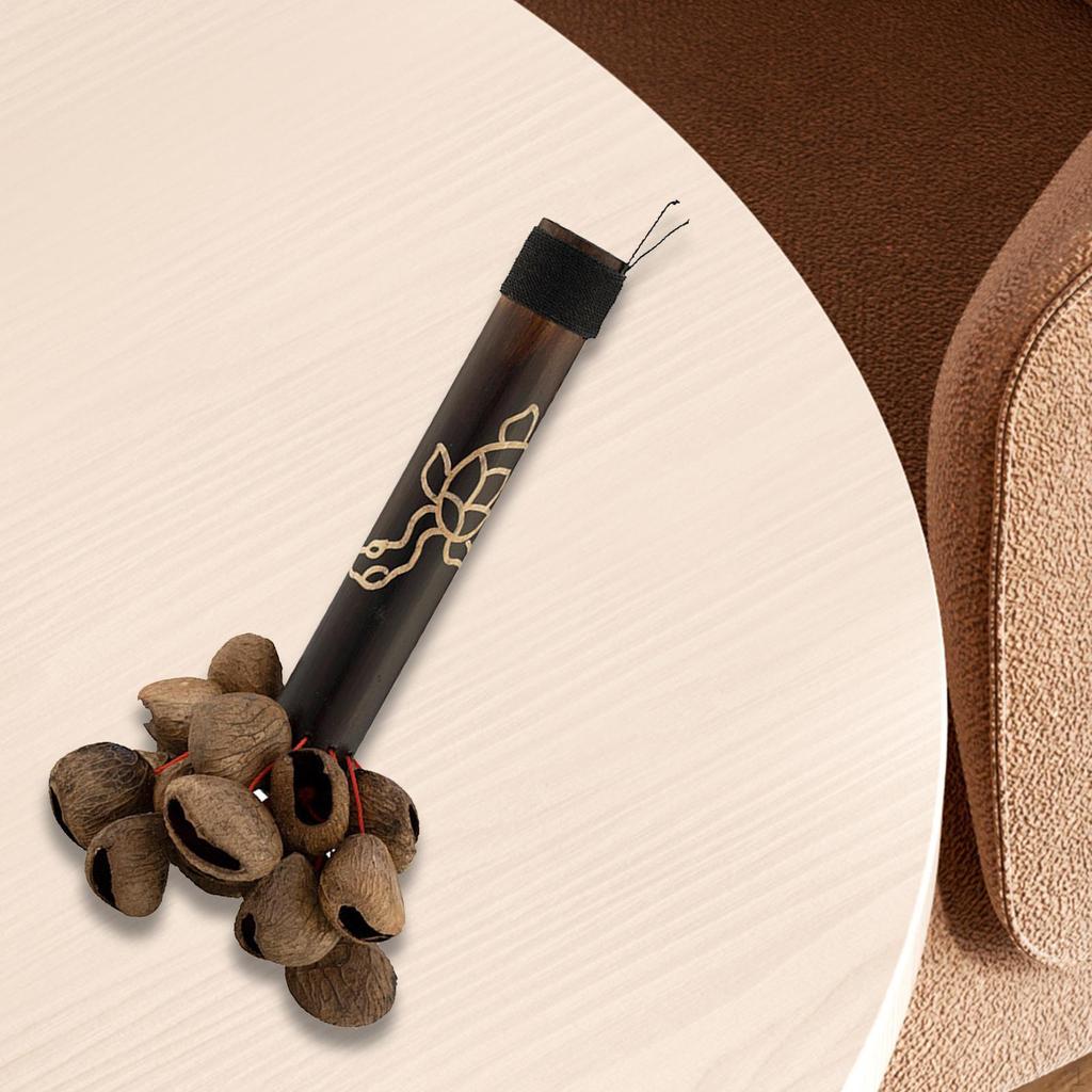 Nussschale Handglocke Hand Windspiele Handgemachte Musical Instrument Handheld Glocke Nussschale für