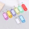 10Pcs Multicolor Keychain Key Id Label Tags Luggage Id Tags El Number Classification Card Key Rings Keychain Random Colors