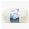 Milk Cotton Yarn Set for DIY Projects: Scarf, Crochet Slippers, Hand-Woven Bags