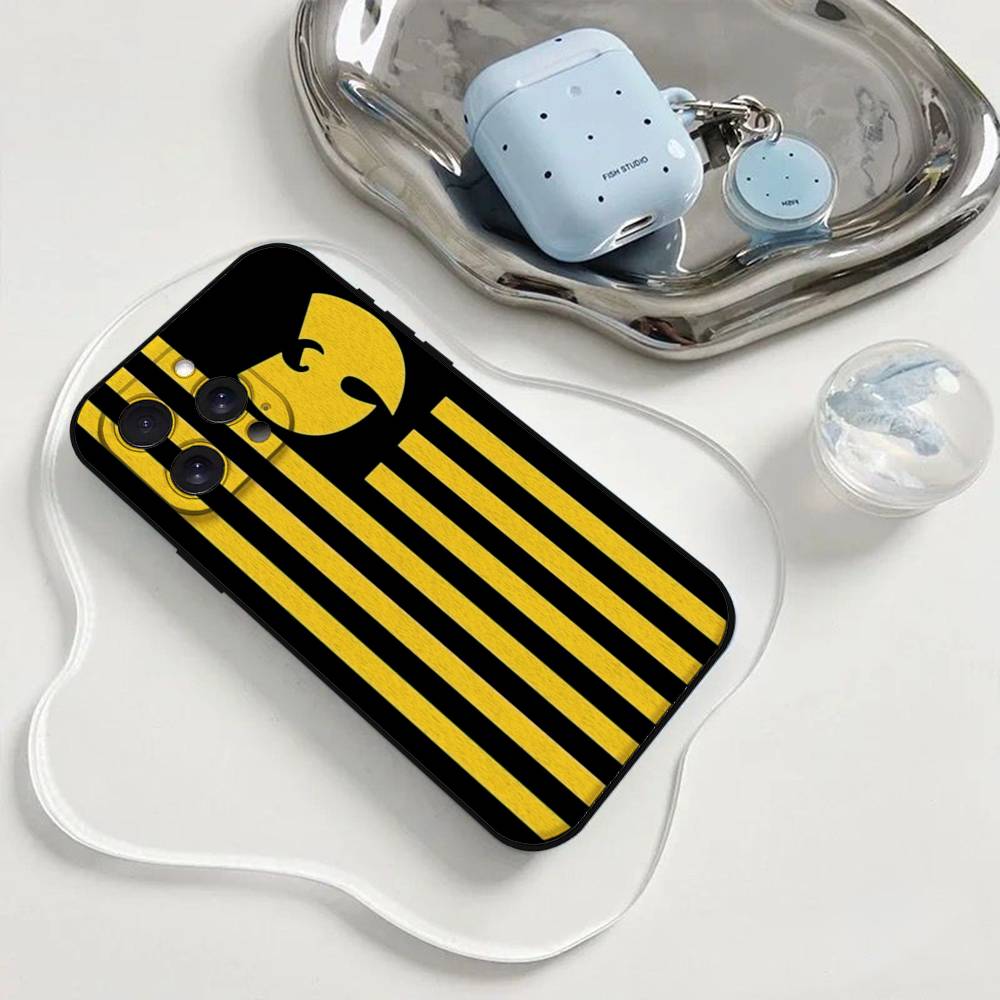 WU-T--TANG Handyhülle Handyhülle Für Iphone 17 16 15 11 13 14 Pro Max X Xr Xs Max 12mini Schwarze Hülle Abdeckung Hülle