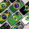 Brasil Brazil Flag Vintage Retro Country Brazilian Pride Magnetic Phone Case For iPhone 17 Air 16 14 13 12 Pro Max 15 Plus Cover