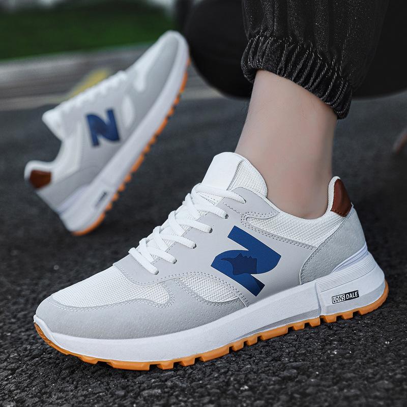 Manufacturer Sports Shoes Men's Shoes 2024 Autumn New Breathable Mesh Shoes Men's and Women's Same Casual Shoes Running Shoes
