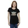 Star Wars Womens/Ladies The Mandalorian Grogu Luggage Cotton T-Shirt