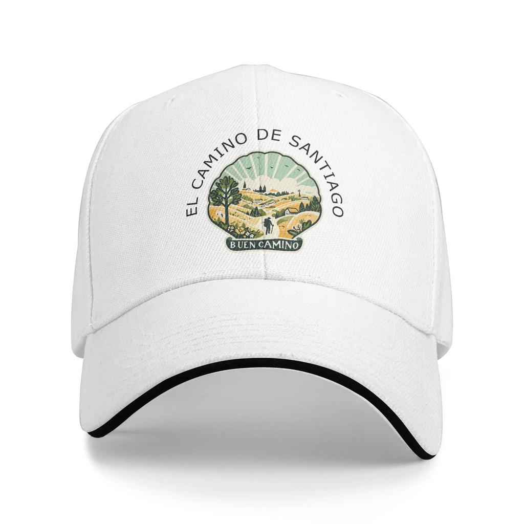 Camino De Santiago 2026 Outfits Men Women Baseball Cap Trucker Hat Casual Daily Headwear Adjustable Fit Snapback Hat