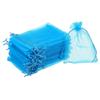 100/50pcs 11x16cm Organza Bags Jewelry Packaging Wedding Party Gift Bags Drawstring Candy Pouches Christmas Small Bag Storage