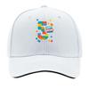 Colorful Toy Brick Birthday Five Sandwich Baseball Cap Sun Cap Outdoor Workouts Hat