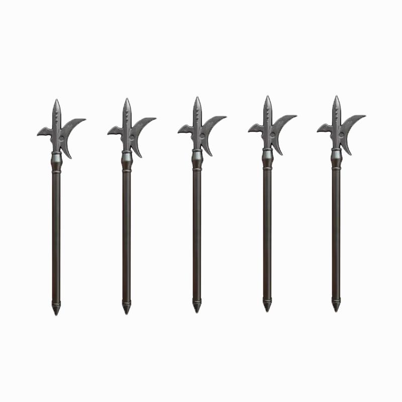 MOC Vojenské Středověké Stavební Bloky Voják Hrad Rytíři Figurky Dárky Zbraně Křížová výprava Helmy Koruna Kopí Mini Kostky QT012