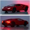 1:Juguete de modelo de coche de aleación fundido a presión Lambo LP770 a escala 32, vehículo extraíble con sonido y luz para niños y adultos, colección de regalos
