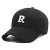 Unisex Cotton Baseball Cap With Embroidered Short Brim Hard Top Students Casual Wear Fall
