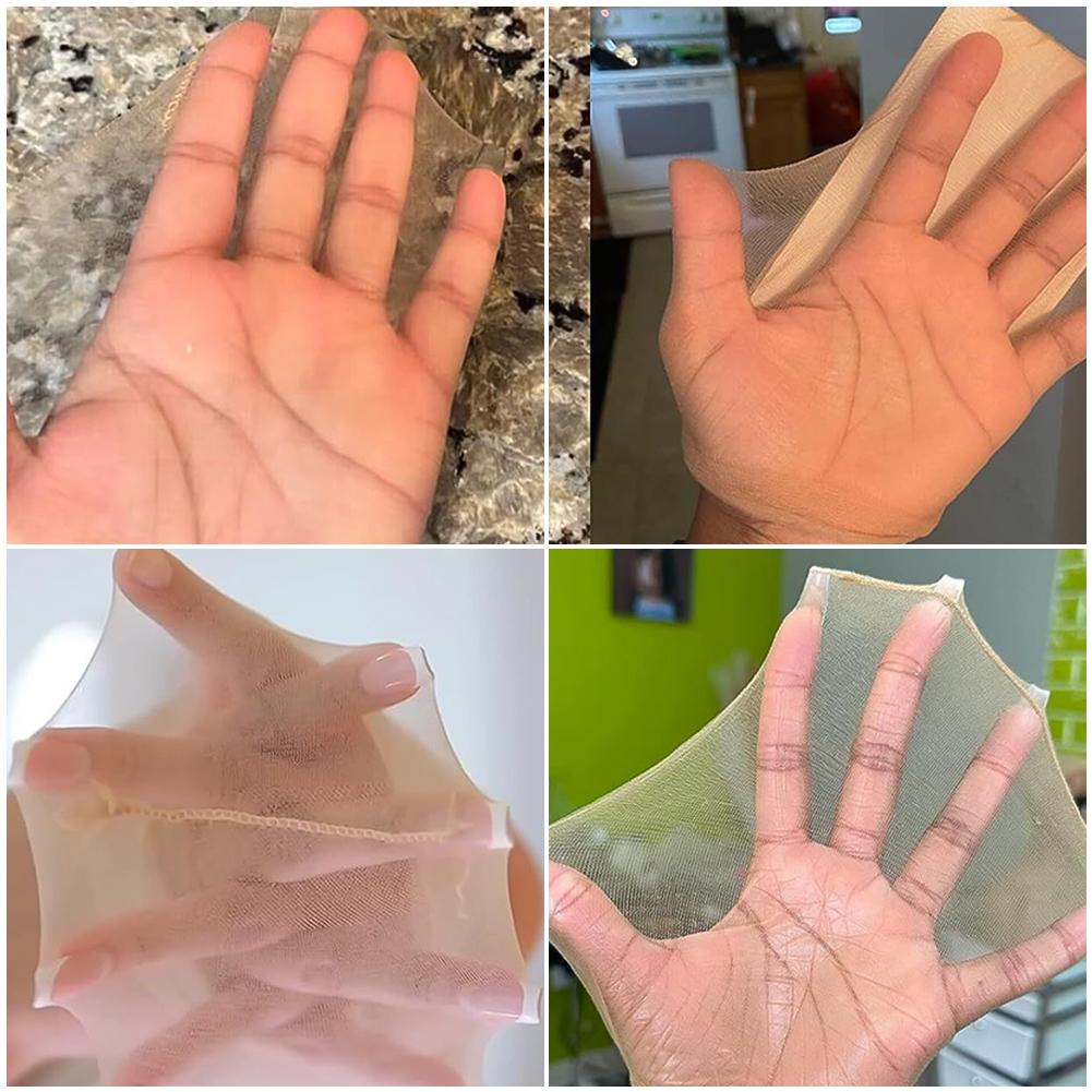 Großhandel HD Perückenkappe für Frauen Unsichtbare Ultradünne Dehnbare Strumpfkappen für Lace Front Perücken Transparente Perückenkappe Dünne Nylonkappe