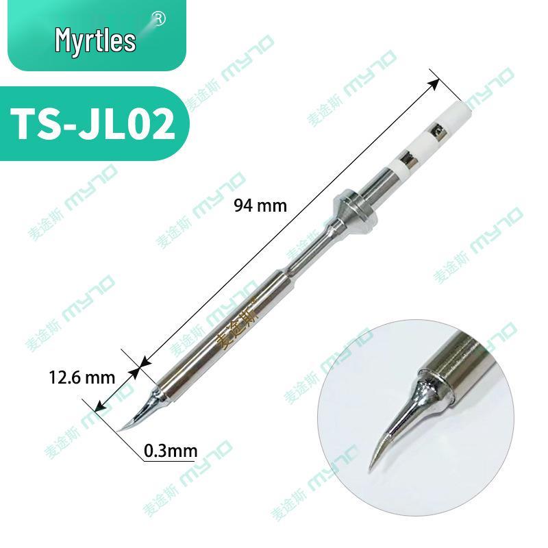 TS100 Eco-Friendly Lead-Free Soldering Iron Tips - Universal Pointed, Knife, and Bevel Shapes