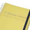 [Delfonics Planner 2025-2026 Edition / Starting March 2025] Rollbahn Diary Clear L Monthly Planner (Clear Yellow)