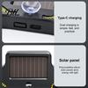 Creative Automotive Light Decor Solar Demon Eyes Car LED Light, USB Wireless Animated Eye Warning Lights for Windshield Portable Charging Lamp