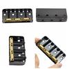 1set Electric Guitar Bridge 6 String Bridge Brass 3-Saddles for Tele Telecaster Electric Guitar