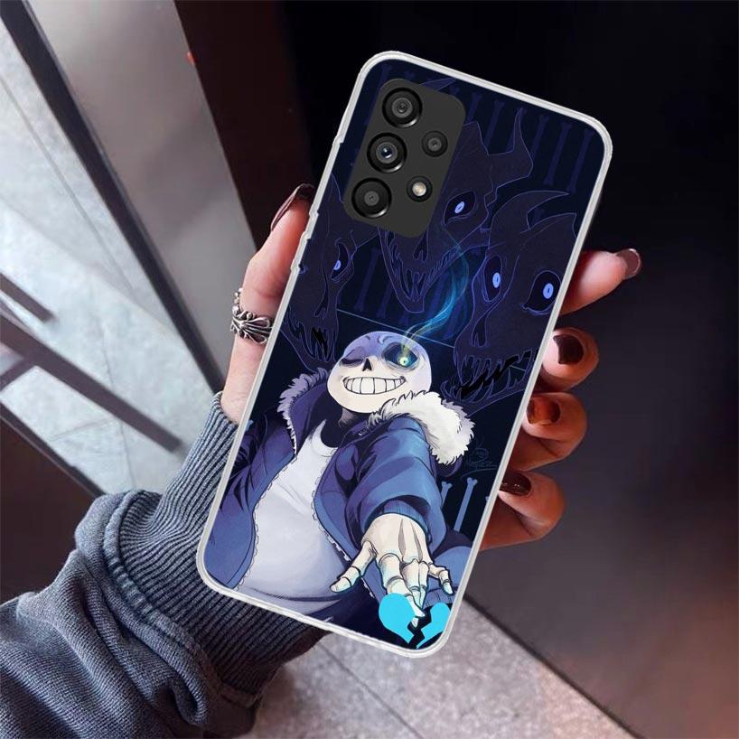 Undertale Papyrus Sans Doggo Phone Case For Samsung Galaxy A17 A16 A15 A14 A13 A57 A56 A55 A54 A53 A37 A36 A35 A34 A33 A26 A25 A