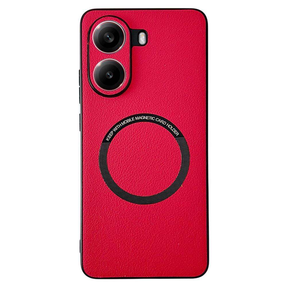 

For Xiaomi Poco X7 Pro 5G Magnetic Case Anti-Drop PU Leather + TPU Cover A