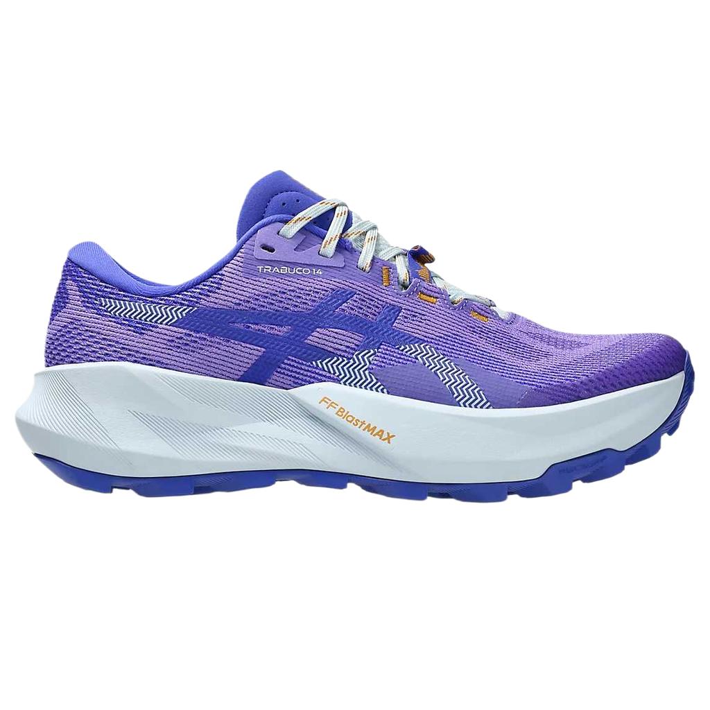 Asics Trabuco 14 Round Toe Lace-Up Thick Sole Mesh Cushioning Breathable High-Top Running Shoes Women sneaker 1012B938-500
