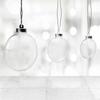 Clear Disk Globes Ball DIY Craft Tools Empty Christmas Tree Ball Transparent Ball Plastic For Indoor Decorations DIY Craft Tools
