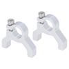 2PCS Clamping Support 1 Side 2 Post M4 Thread Aluminum Clamp Mount Robot Shaft