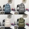Casual Pu Leather Backpack For Students With Design For School And Travel