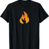 Silhouette Dove Flame Fire Pentecost T-Shirt