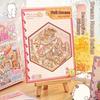 DIY 3D Stickers Scene Set Cartoon Cottage Scene Decorative Decals  Journal